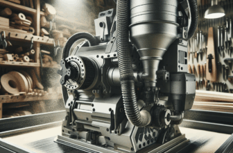 schuurmachine met stofafzuiging